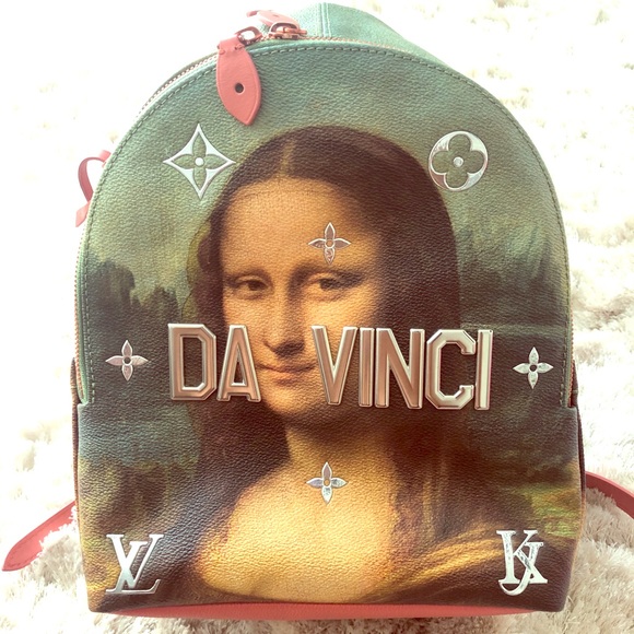 LV Jeff Koons Mona Lisa Davinci backpack - Picture 1 of 8